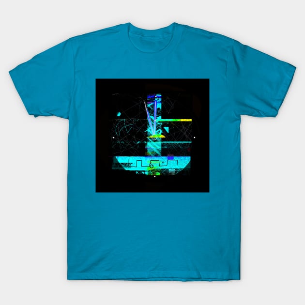 Clock In The Darkness T-Shirt by momomoma